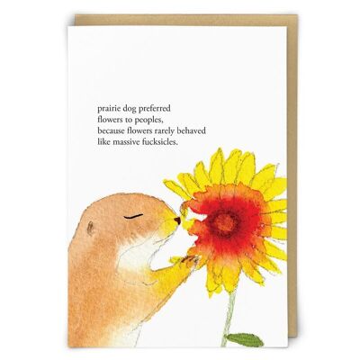 Prairie Dog Greetings Card