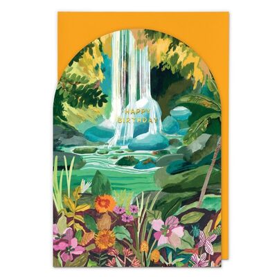 Waterfall Greetings Card