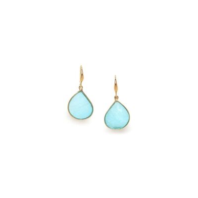 VICTORY blue hook earrings