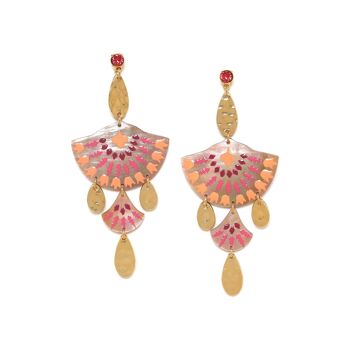 YOKO   boucles d'oreilles poussoir grand modèle 1