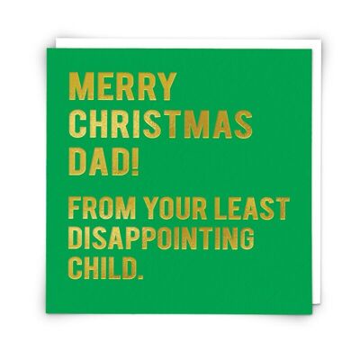 Dad Christmas Greetings Card