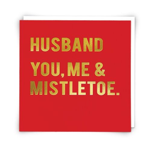 Mistletoe Greetings Card