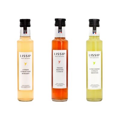 “Apéro Time” pack – Assortment of 3 syrups