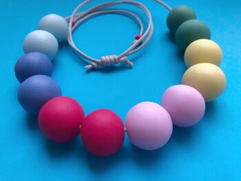 Collier arc-en-ciel pastel 1 7