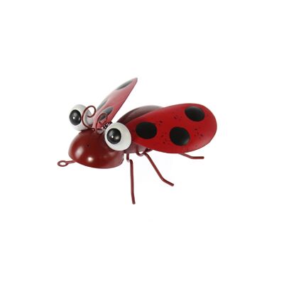 Coccinella in metallo ad es.Luoghi, 11,5 x 9 x 7 cm, rosso, 802843