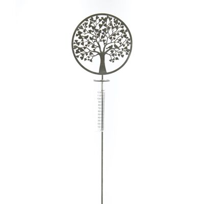 Metal plug tree/rain m., 18 x 5 x 100 cm, gray, 803147