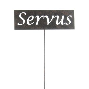 Bouchon métallique Servus, 30 x 2 x 110 cm, foncé.marron, 818776 1