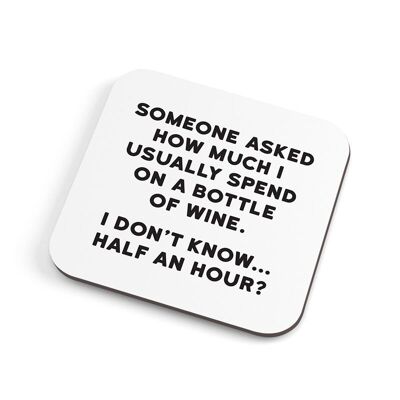 Bottle of Wine Coaster