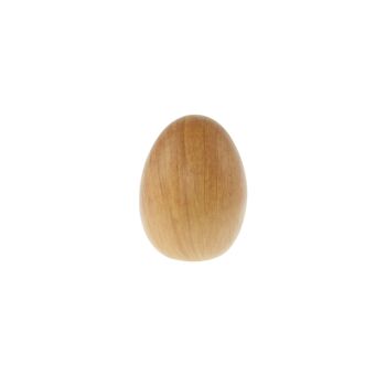 Aspect bois d'œuf en dolomite, Ø 7,5 x 9,5 cm, marron, 804830 1