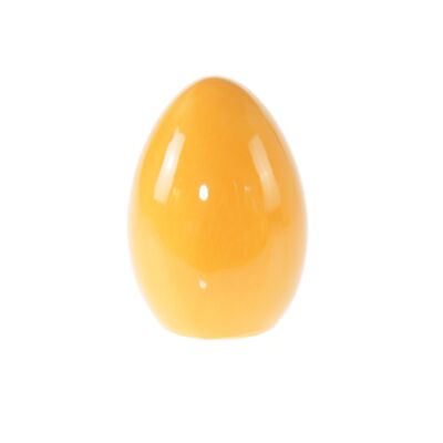 Huevo de porcelana de pie, Ø 9,5 x 13,5 cm, naranja, 805011