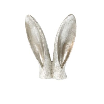 Poly bunny ears e.g. Places, 13.5 x 5 x 17.5 cm, silver, 805110