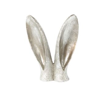 Oreilles de lapin en poly, par ex. Places, 13,5 x 5 x 17,5 cm, argent, 805110 1