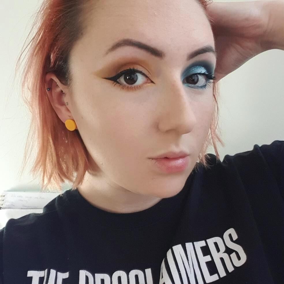 Orecchini cerchio giallo