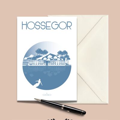Postal de la ciudad de HOSSEGOR - 15x21cm