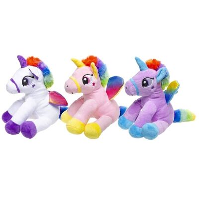 Rainbow Unicorn Plush Toy 19 Cm