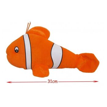 Peluche Poisson Orange 31 Cm