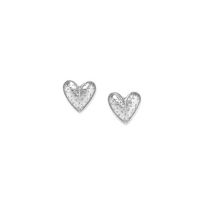 ALEGRIA heart chip earrings