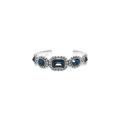 AZZURRA    bracelet rigide 5 strass