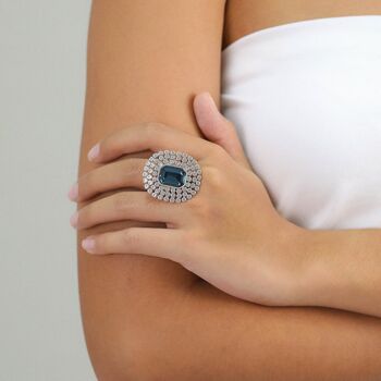 AZZURRA    bague ajustable ovale 2