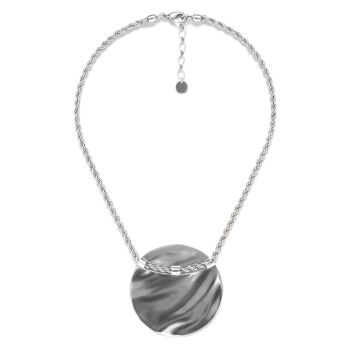 COUTURE    collier pendentif rond grand modèle 1