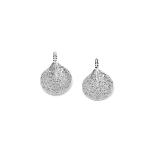 PETALES    boucles d'oreilles dormeuses argent