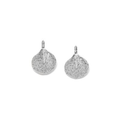 PETALES silver sleeper earrings