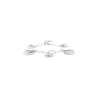 Bracciale PETALI 5 petali in argento