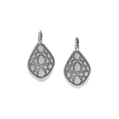 TORTUGA    boucles d'oreilles dormeuses losange