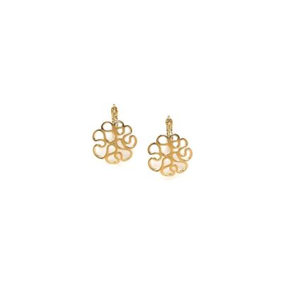 TOSCANE small gold sleeper earrings