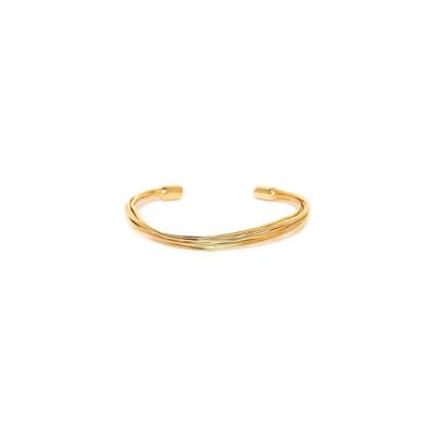 Bracciale rigido in oro TYPHOON