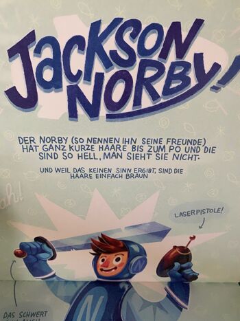 Livre pour enfants "Jackson Norby" 3