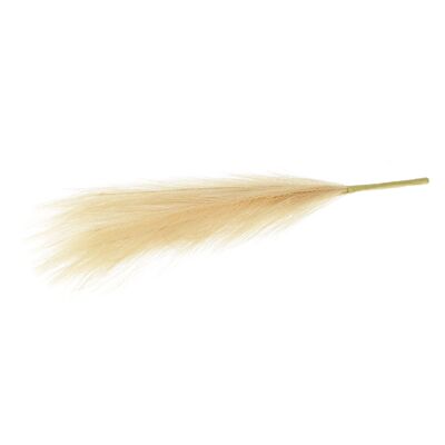 Faisceau d'herbe de pampa en tissu, longueur: 45 cm, couleur naturelle, 810435