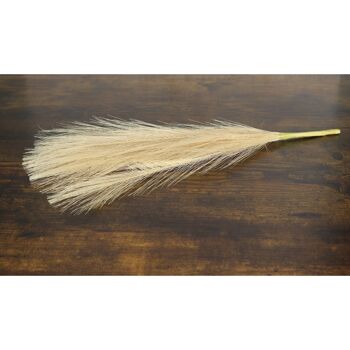 Faisceau d'herbe de pampa en tissu, longueur: 45 cm, couleur naturelle, 810435 2