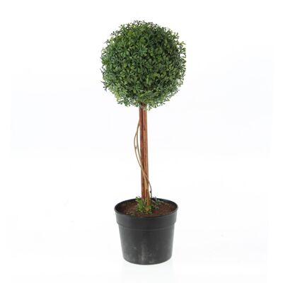 Plastic boxwood in a pot, length: 36 cm, green, 810473