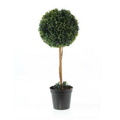 Plastic boxwood in a pot, length: 48 cm, green, 810480