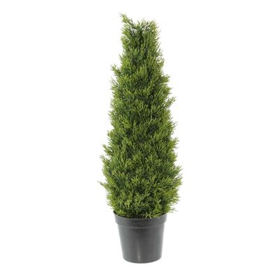 Albero della vita in plastica in vaso, lunghezza: 50 cm, verde, 810503