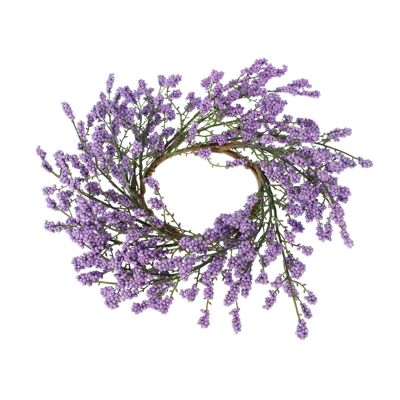 Plastic wreath lavender, Ø 40 cm, violet, 810602