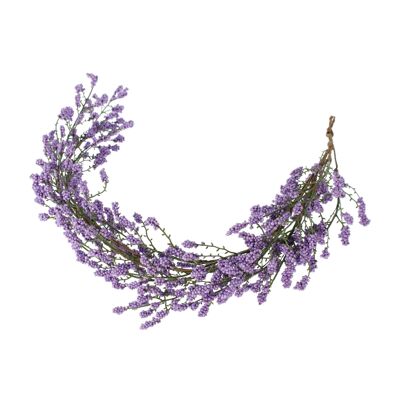 Plastic garland lavender, length: 90 cm, violet, 810619