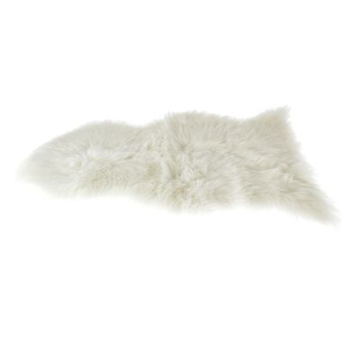 Faux fur rug, 90 x 60 x 3 cm, cream, 810862