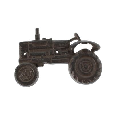 Tractor abrebotellas de hierro, 19,5 x 2,5x14,3 cm, marrón oscuro, 815393