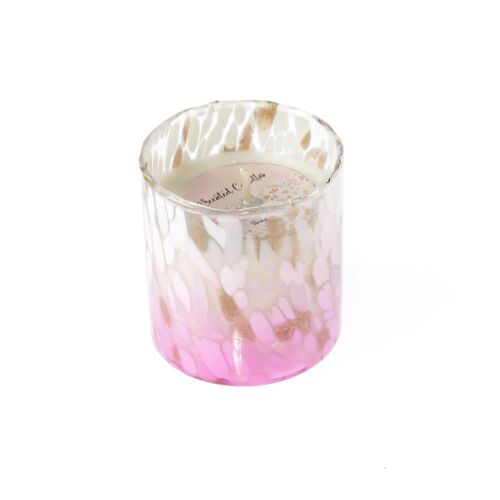 Duftkerze im Glas Passionsfr., Ø 8 x 9 cm, pink, 818233