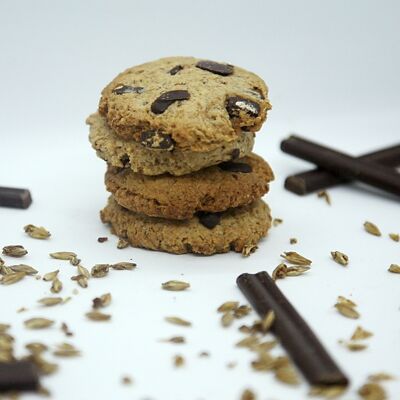 Verbrauchte Kekse – Schokoladenstückchen in loser Schüttung, 2,5 kg