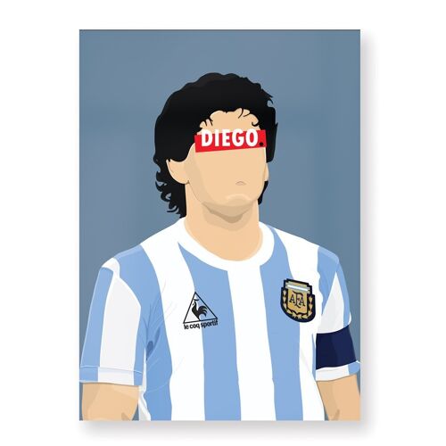 Affiche Diego Maradona - 30X40 cm