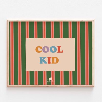 Poster - home decoration - Cool kid