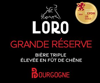 Bière artisanale Triple Grande réserve Barriquée (8 mois en fût de chêne) 8% 3