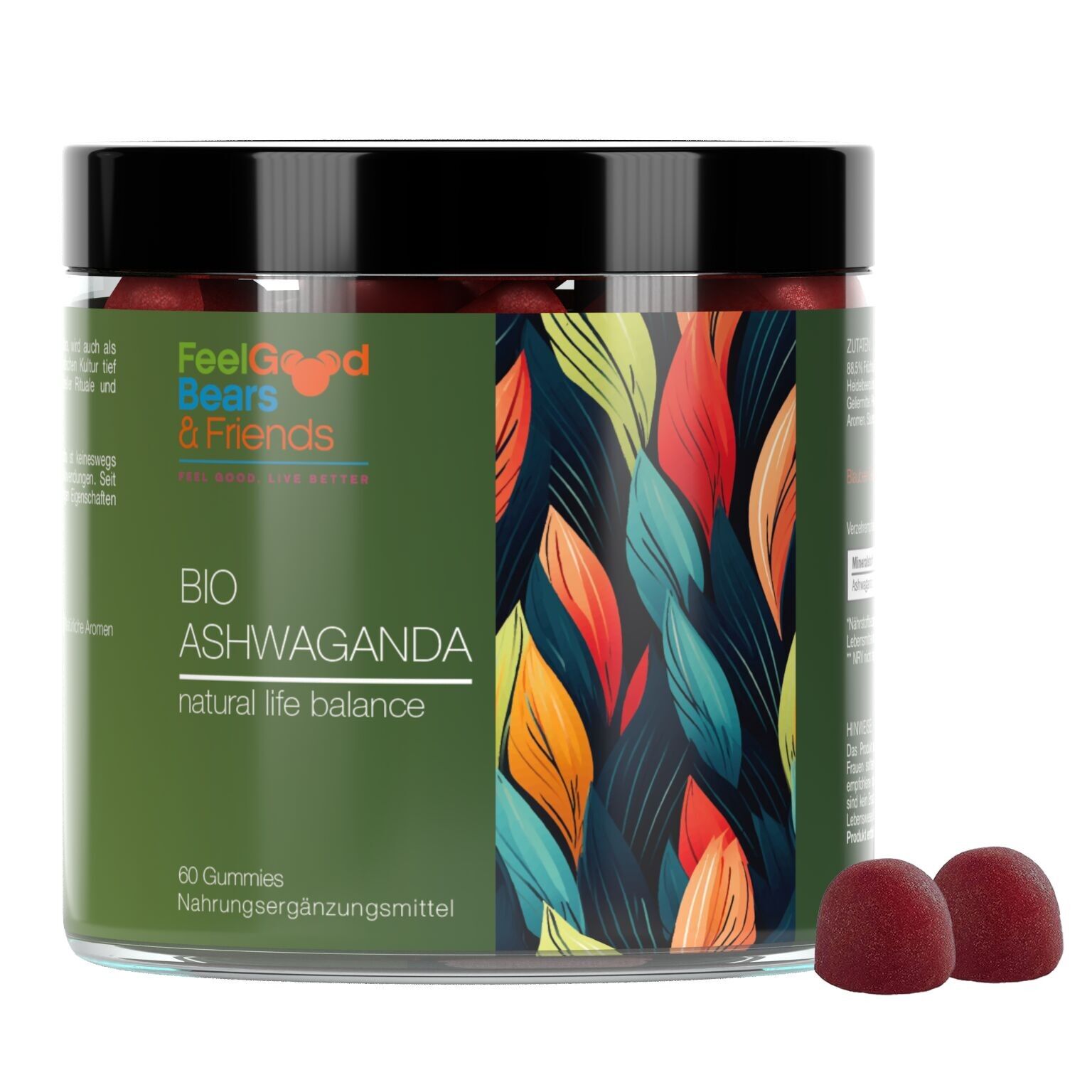 FeelGoodBears ASHWAGANDA - equilibrio naturale della vita | Gommose vitaminiche