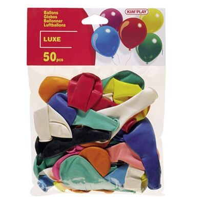 Sachet 50 Ballons à Gonfler Luxe 