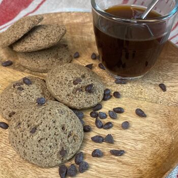 NOUVEAU -Biscuits bio Café Chocolat - Vrac en poche de 3Kg 2
