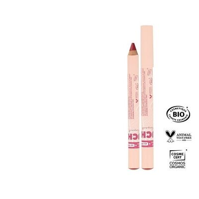 Certified organic intense red lipstick