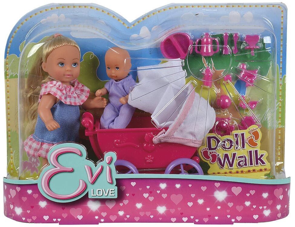 SMOBY – Evi Love Kinderwagen – Modell zufällig ausgewählt